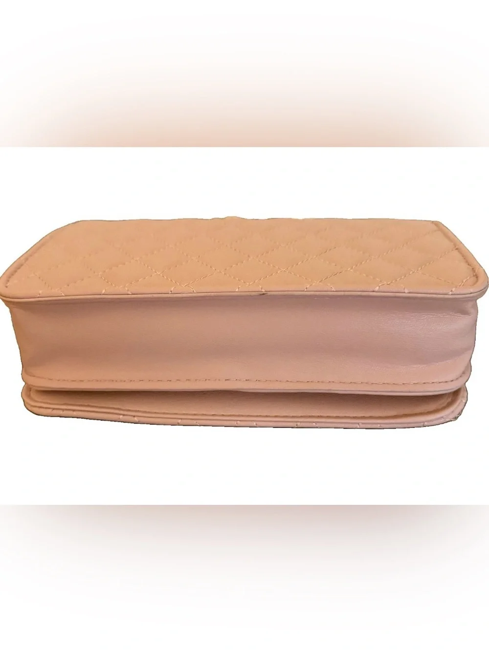 bebe Quilted Blush Pink Chain-Handle Shoulder Bag NWT